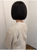 ぱつっとミニボブ