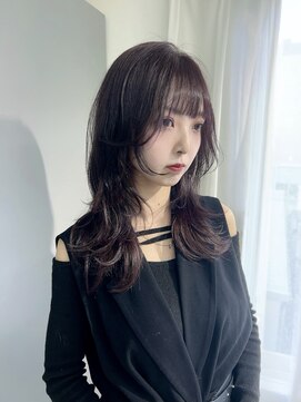 スウィープ 平尾(sweep) 【sweep_shizuna】ダブルカラー/カシスレッド/髪質改善/福岡