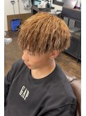 パイルツイスト#メンズ#メンズカット#眉毛#パーマ#メンズサロン