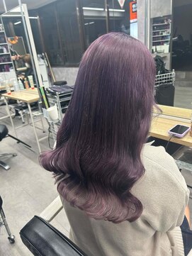 ワンズリー 本厚木店(ONE's ly) アンブレラカラーピンクベージュイメチェン前髪クールショート