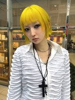 ピークアブー ワン(PEEK-A-BOO ONE)&nbsp;ブリーチハイトーンダブルカラーイエローカラー