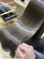 アグ ヘアー ベック 福岡別府店(Agu hair beqq)&nbsp;＊明るい髪も艶髪に♪＊Agu福岡別府　オリーブベージュ
