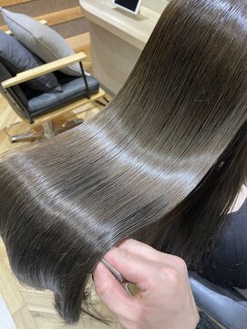 アグ ヘアー ベック 福岡別府店(Agu hair beqq) ＊明るい髪も艶髪に♪＊Agu福岡別府　オリーブベージュ