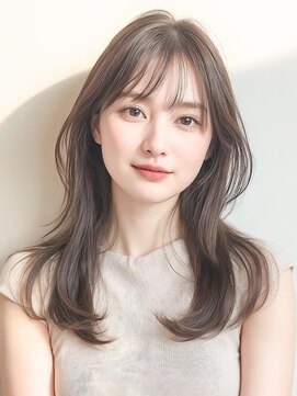 ソース 枚方(SOURCE) 透明感ベージュ×レイヤーカット