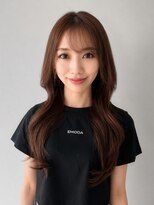 コタ 水戸(COHTA)&nbsp;韓国風フェイスレイヤー×艶ブラウンロング
