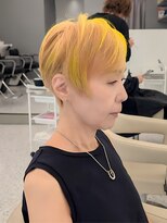 エニフォーイーストハム(Eni for eastham)&nbsp;ブリーチ/イエローベージュ/ショート