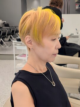 エニフォーイーストハム(Eni for eastham) ブリーチ/イエローベージュ/ショート
