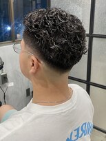 ガイ ラタン ウエスト(GUY lattan west)&nbsp;MEN'S/リバースカール/メッシュ/テーパーフェード/松戸駅