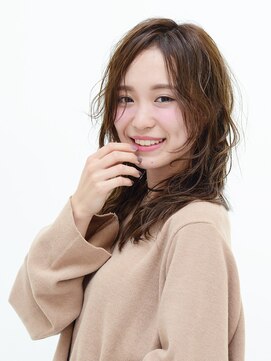 アース 上野店(HAIR&MAKE EARTH) 柔らかフリルウェーブ【EARTH上野】【上野　美容室】