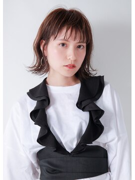 アンファング(Anfang) シースルーバングの大人外ハネボブ