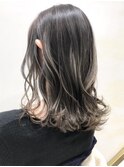 外国人風韓国風ハイライト グレージュカラー ヨシンモリM322