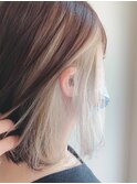 ボブ×イヤリングカラー→白井　涼貴