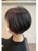 大人ショートボブヘア