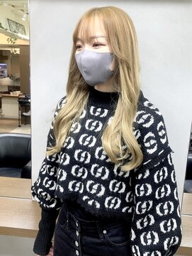 ディア(.eer) 【.eer/ディア】ハイトーン/ブロンドベージュ/シールエクステ80