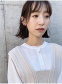 【なかじま ひびき】切りっぱなし外ハネボブ