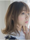 ☆月曜営業☆【ojiko.】オトナ女性の外ハネミディアムボブ