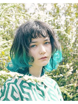 ルク(RUKU) 大人ミディアム、デザインカラー、グラデーションカラー