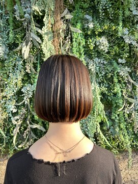 ノーブルヘアー(NOBLE HAIR) 縮毛矯正×ボブ