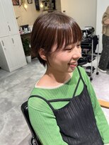 スミ(sumi)&nbsp;小顔ショートスタイル/丸みショート/20代30代40代◎岩田