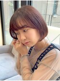 ショートボブ/マロンブラウン/末吉 海斗