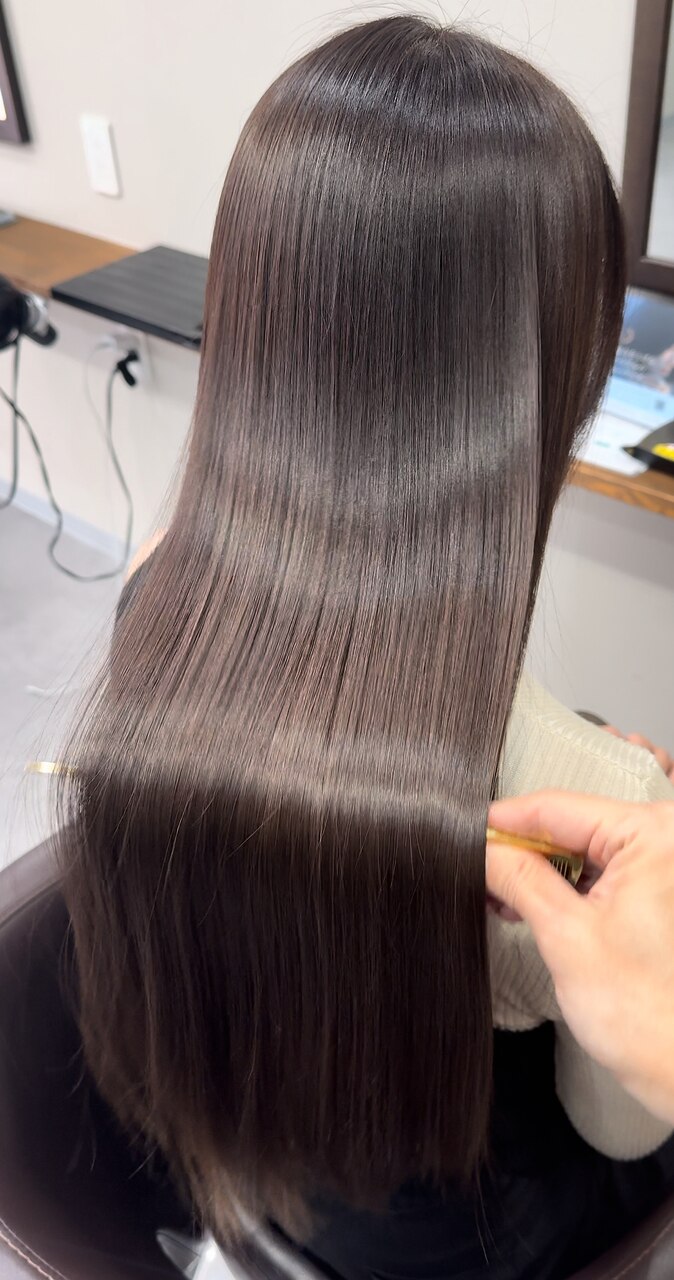 【髪質改善】髪質改善メテオカラー＋2STEPトリートメント＋マイクロバブル