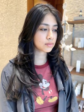 ピークアブー 原宿ハラカド(PEEK-A-BOO) ロングレイヤー/ハイレイヤー/レイヤーカット/顔まわりレイヤー