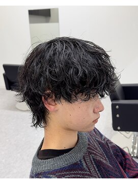 ブライト(BRIGHT) ［BRIGHT］マッシュウルフ×波巻きパーマ［静岡/メンズ/静岡駅］