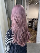 ラニヘアサロン(lani hair salon)&nbsp;ピンクミルクティー/ピンクカラー/ハイトーン/ケアブリーチ