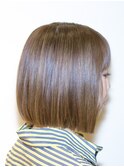 馴染むハイライトボブ