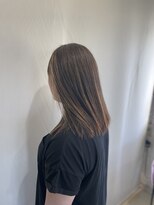 ヘアメイクアン(Hair Make Une)&nbsp;ハイライト　ケアブリーチ　ケアストレートパーマ