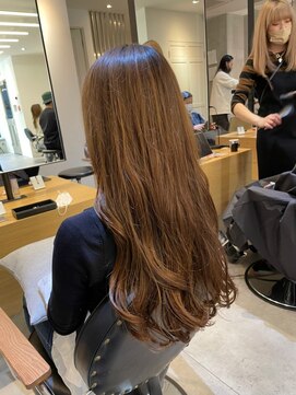 ジーナ 船橋(Zina) 髪質改善＊ロングレイヤーグレーベージュ＊美髪【Zina船橋】