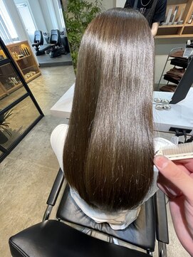 プール(POOL) サブリミック髪質改善×透明感グレージュ