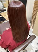 【髪質改善】ツヤツヤボルドーカラー×髪質改善