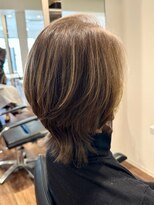 アントワープトーキョー(antwerp TOKYO)&nbsp;★40代50代★大人ショートレイヤーカット白髪ぼかしハイライト