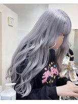 ケアブリーチ×ハイトーン×ペールラベンダー（表参道）