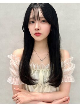 エジョン 幡ヶ谷店(Aejon) イメチェン/似合わせカット/フルバング/レッドブラウン/新宿