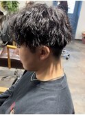 ツイストスパイラル (メンズヘアツーブロックマッシュ)