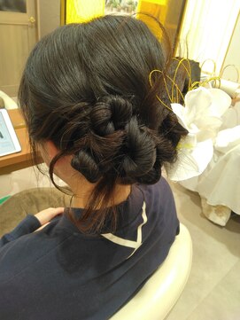 アメイジングヘアー 千歳店(AMAZING HAIR) ハタチの集いアップスタイル