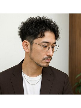 スープレックス ヘアーデザイン(SOUPREX HAIR DESIGN) ツーブロック柔らかパーマ　20代 30代 40代 50代 60代　ビジネス