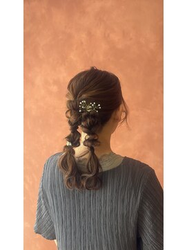 ヘアセット専門サロン by OKINAWA WATABE WEDDING 北谷店 2口編みおろし
