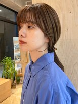 ラフ フロム ガーデン(Laf from GARDEN) ミディアム/レイヤーカット/顔周りカット/透明感カラー