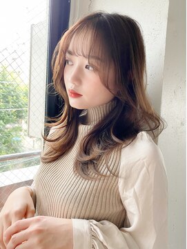 レア 表参道(L'ea) 髪クラゲヘアーオリーブグレー 小顔ココアベージュ