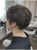 宇都宮ハンサムショートカットショートボブタッセルボブウルフ
