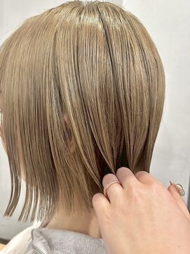 クロト(Clotho) グレージュ/イヤリングカラーダブルカラーブリーチ白髪染め