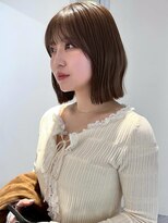 ヴィヴィー 福岡天神店(VIVIE)&nbsp;くびれボブで面長解消♪顎下3cmだからハーフアップも◎