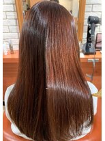 ヘアメイク フレンシア(hair make flencia)&nbsp;深みのある暖色で魅せる艶髪ロング【139スタイル】