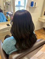 エクファ ヘア リゾート 大津 瀬田店(ex-fa hair resort)&nbsp;イメチェン/ピンクベージュ/アンブレラカラー/前髪/大津/瀬田