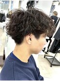 宇都宮メンズカットメンズパーマ波巻きスパイラルパーマツイスパ