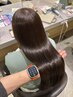パヤ毛も解消【Jr.stylist遠藤/網野限定】髪質改善縮毛矯正+Inborn Basic Tr