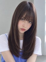 ペッツショコラ(PETZ chocolat)&nbsp;グレージュ デザインカラー ハッシュカット 縮毛矯正 25